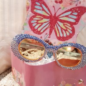 NWOT Swarovski Crystal Kids Sunglasses